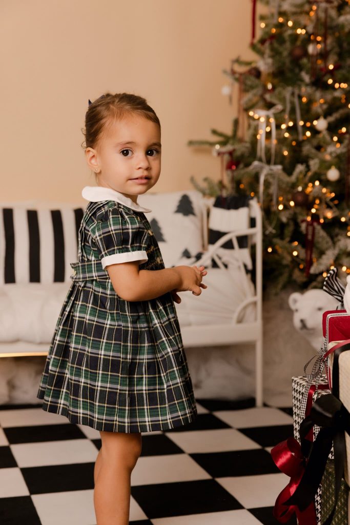 Vestido escocés Oliva