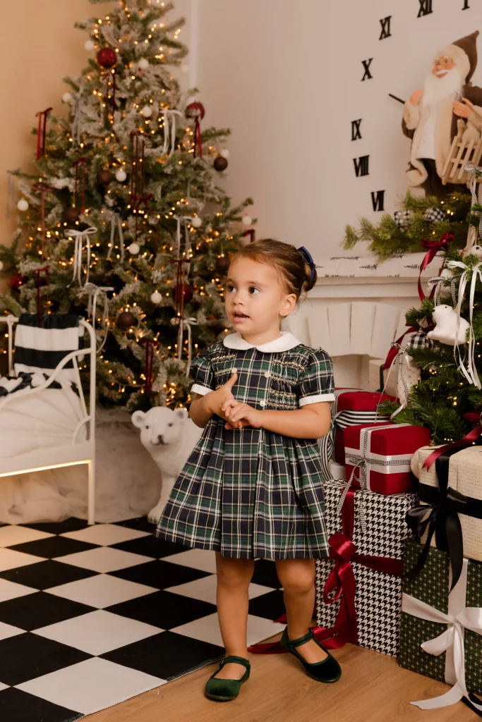 Vestido Oliva | Escocés azul