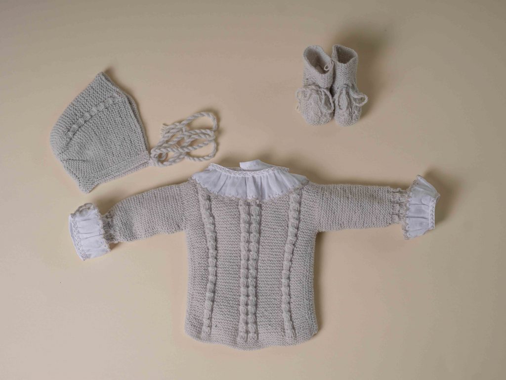 Conjunto de punto niño Estrella | Gris