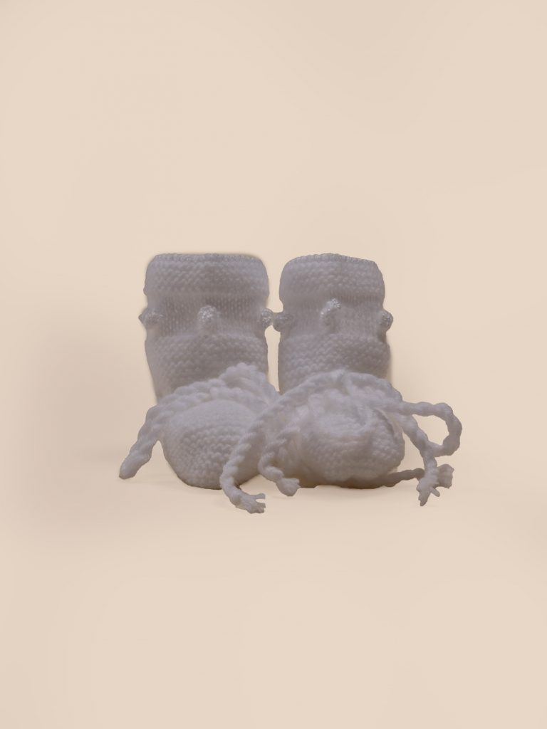 Conjunto de punto niña Bodoques | Blanco